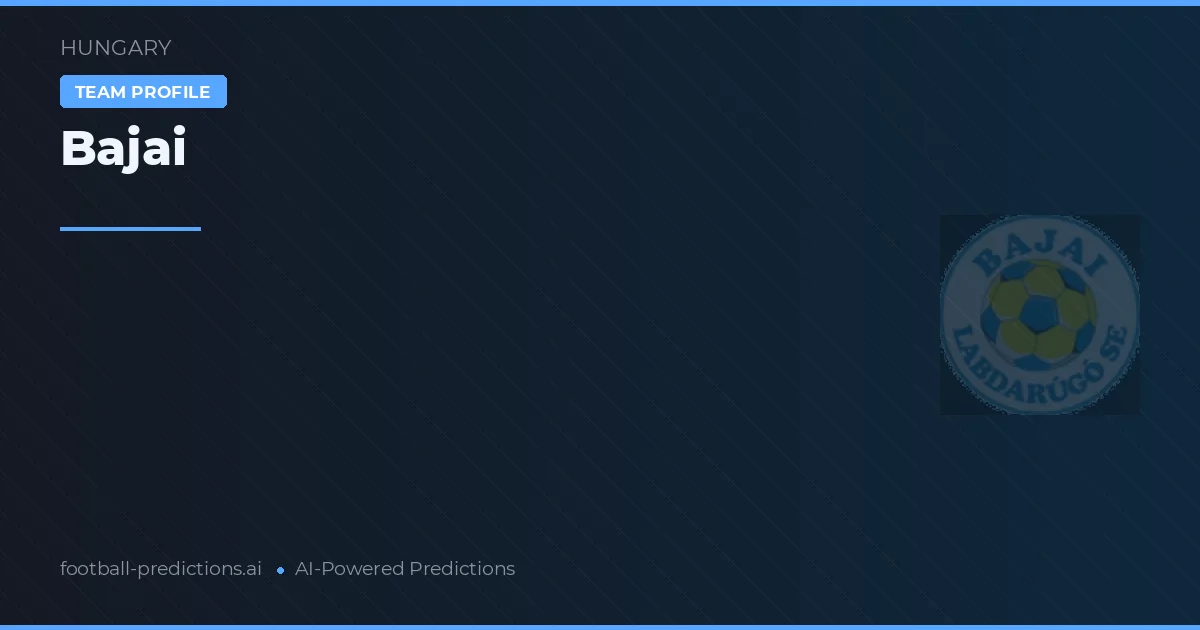 Bajai Prognoser & Statistik