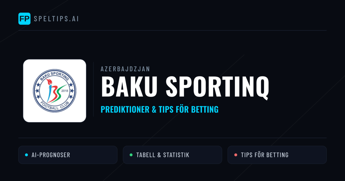 Baku Sportinq Prognoser & Statistik