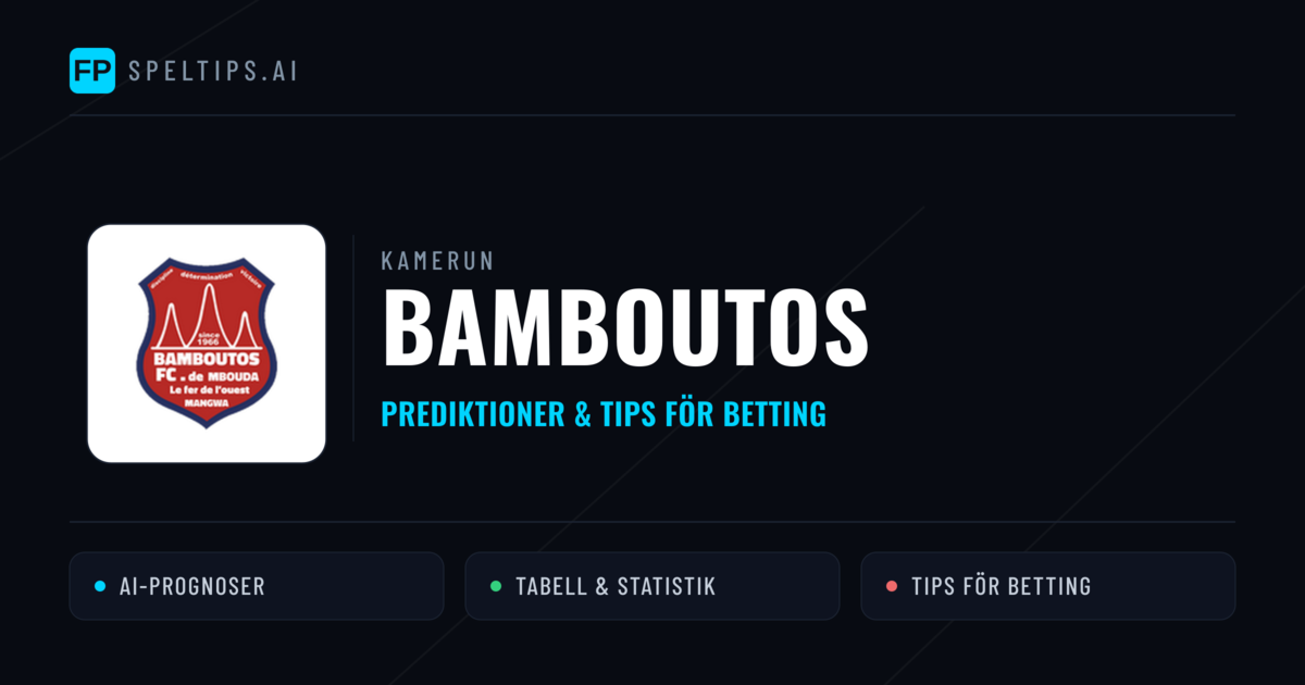 Bamboutos Prognoser & Statistik