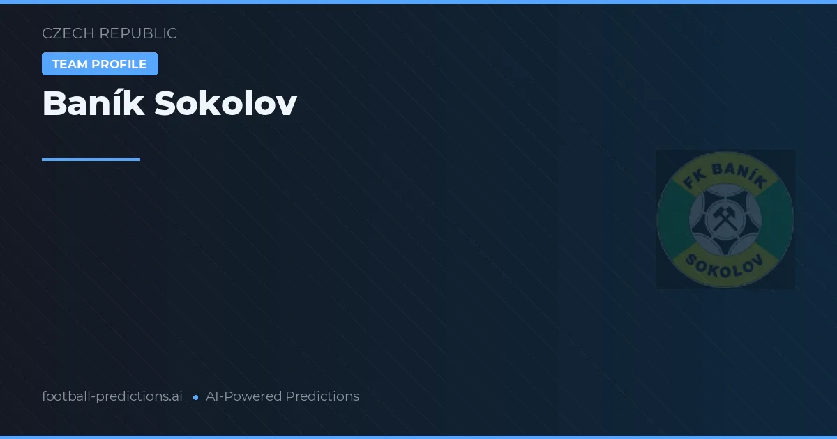 Baník Sokolov Prognoser & Statistik