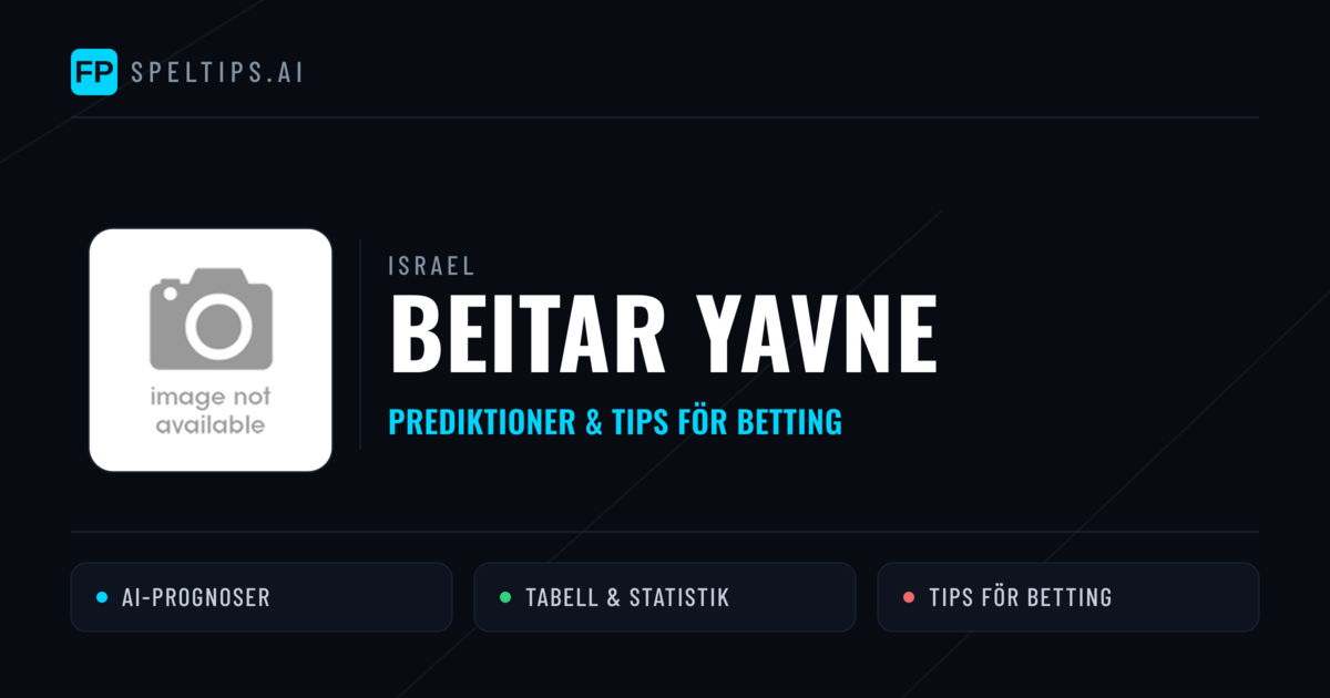 Beitar Yavne Prognoser & Statistik
