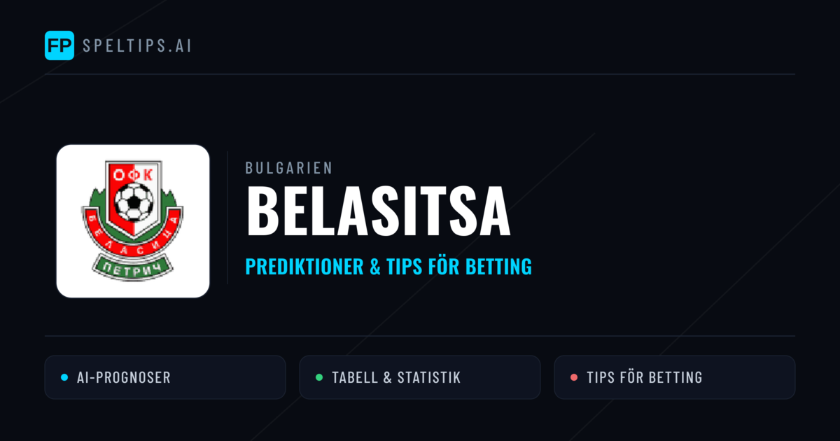 Belasitsa Prognoser & Statistik