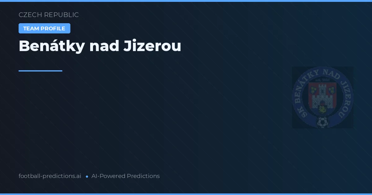 Benátky nad Jizerou Prognoser & Statistik