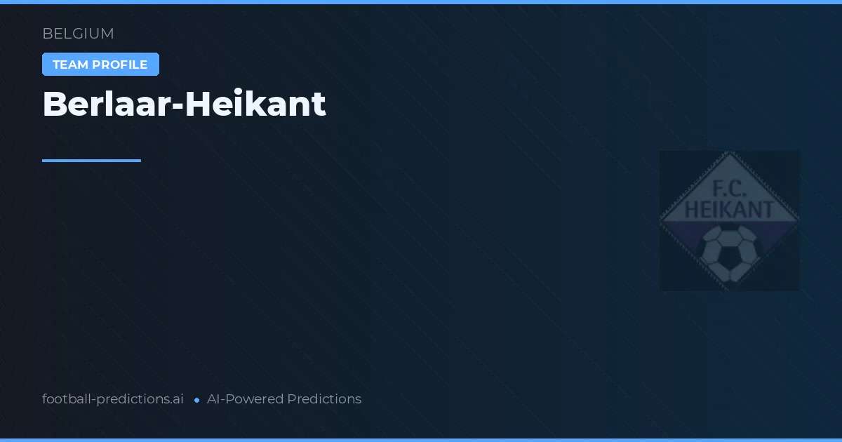 Berlaar-Heikant Prognoser & Statistik