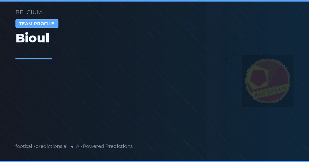 Bioul Prognoser & Statistik