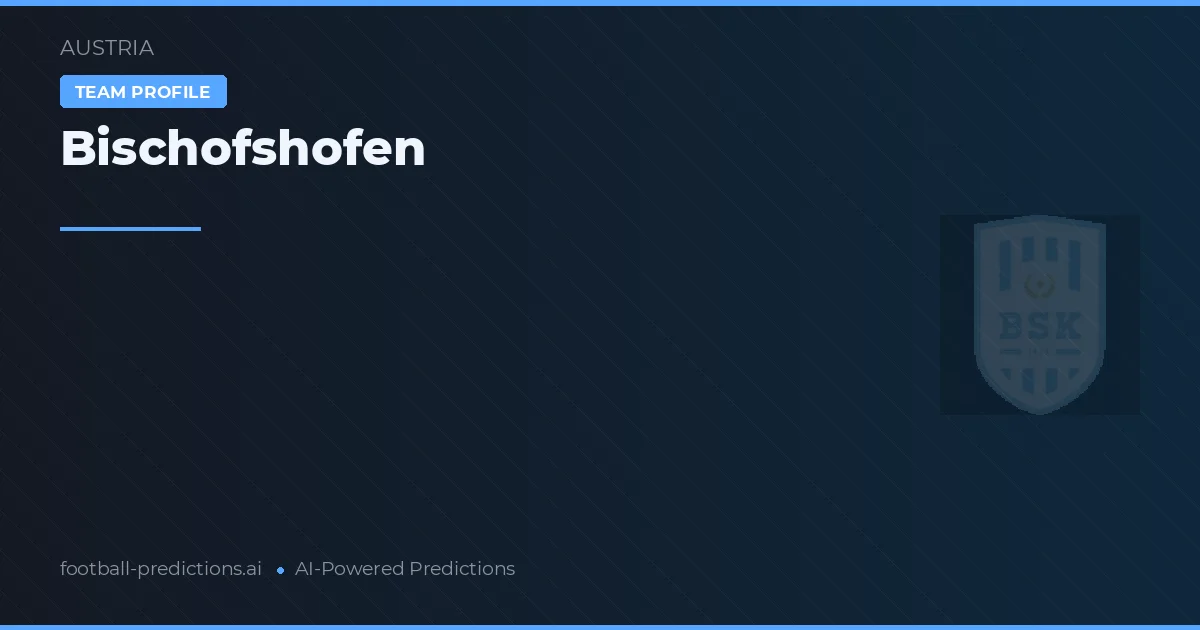 Bischofshofen Prognoser & Statistik