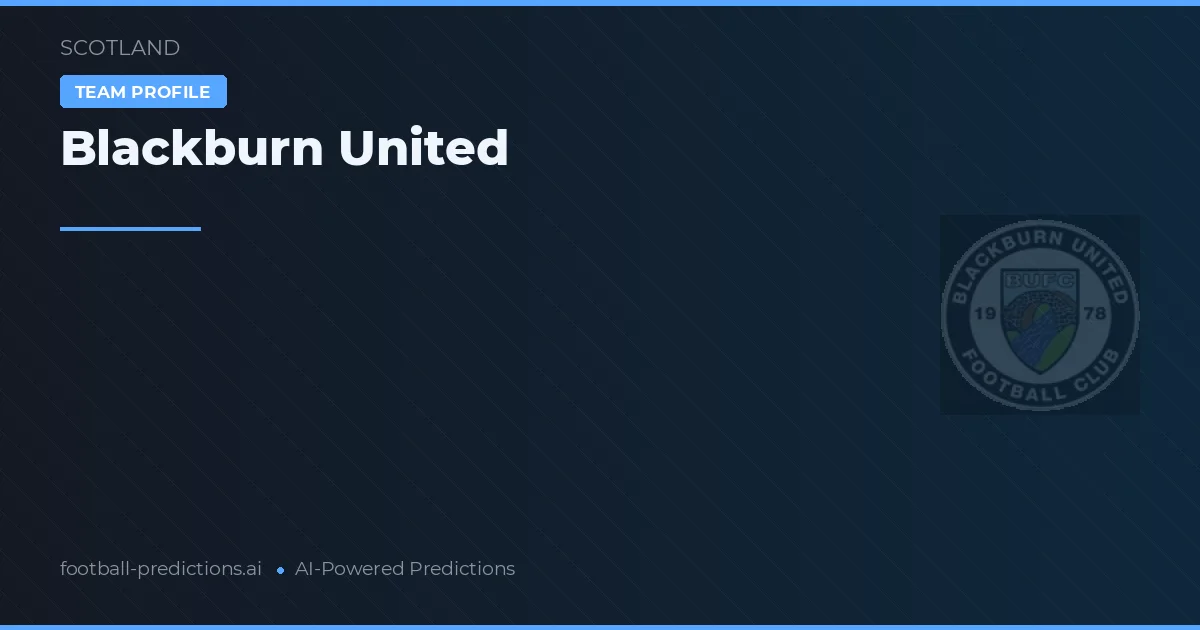Blackburn United Prognoser & Statistik
