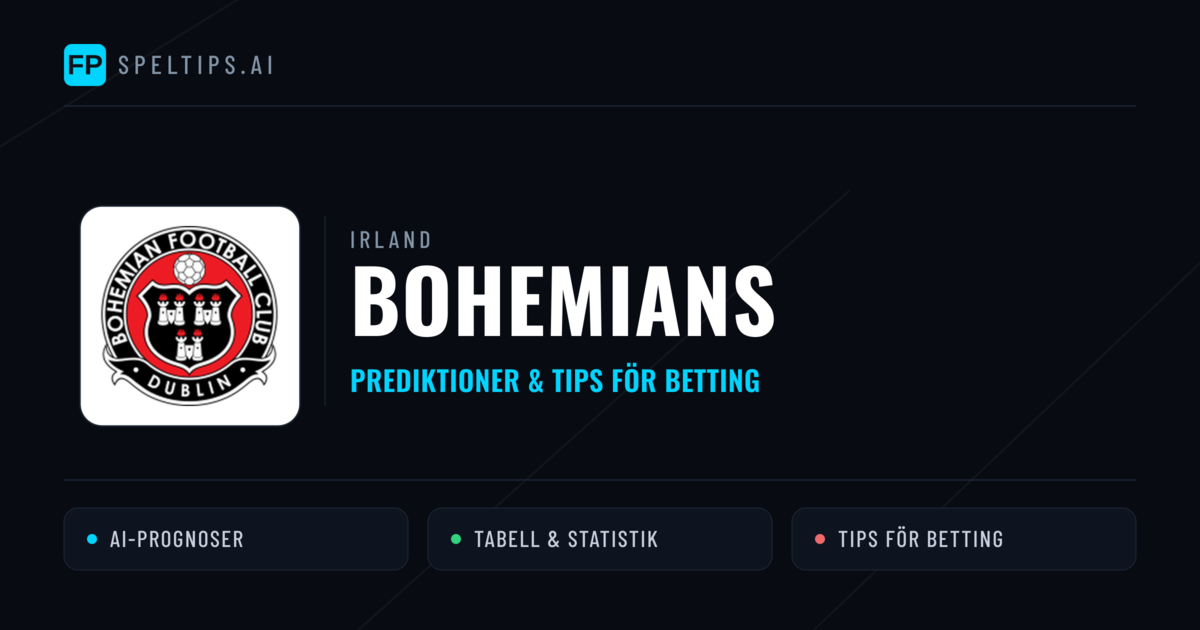 Bohemians Prognoser & Statistik
