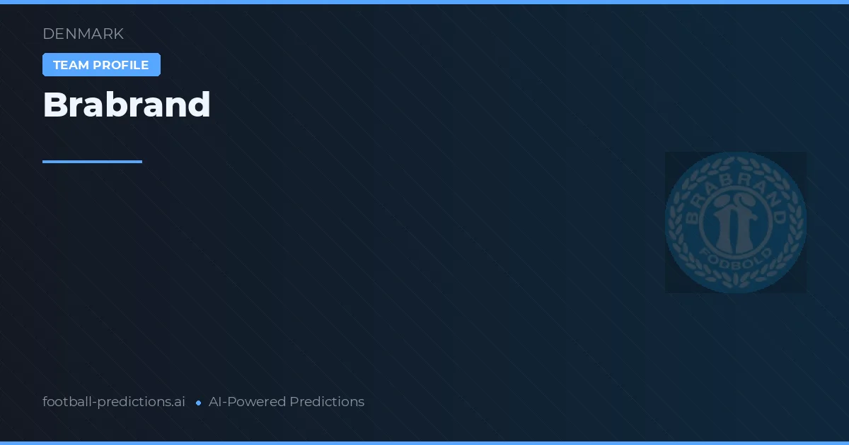 Brabrand Prognoser & Statistik