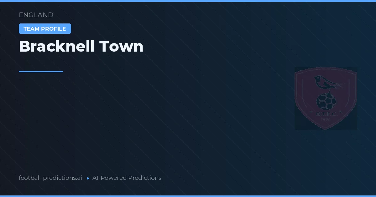 Bracknell Town Prognoser & Statistik