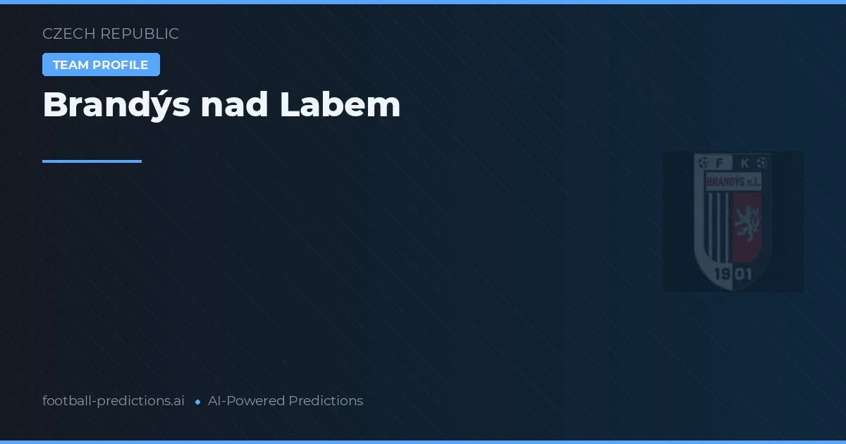 Brandýs nad Labem Prognoser & Statistik