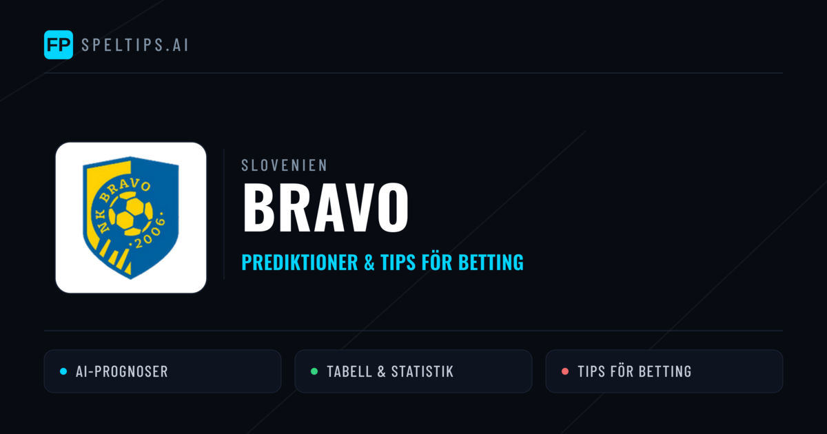 Bravo Prognoser & Statistik