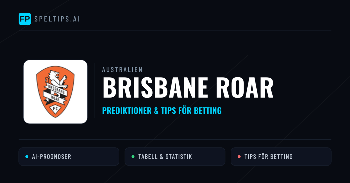 Brisbane Roar Prognoser & Statistik
