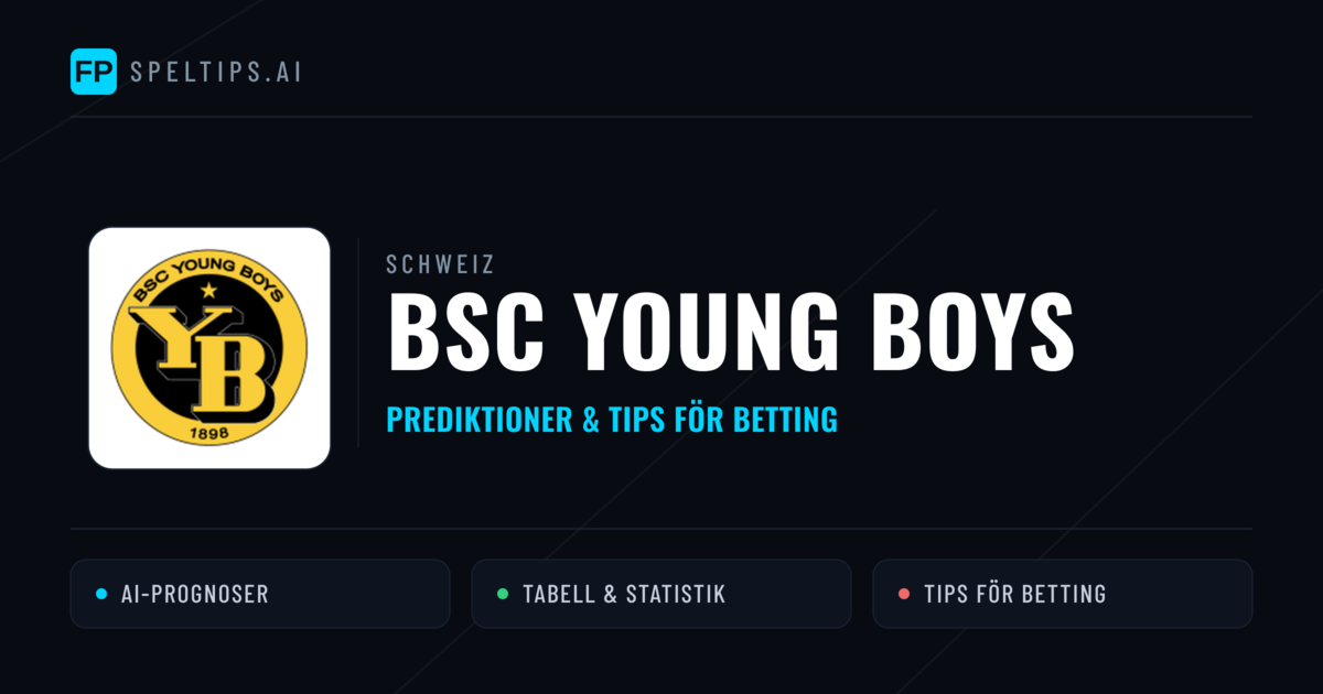 BSC Young Boys Prognoser & Statistik