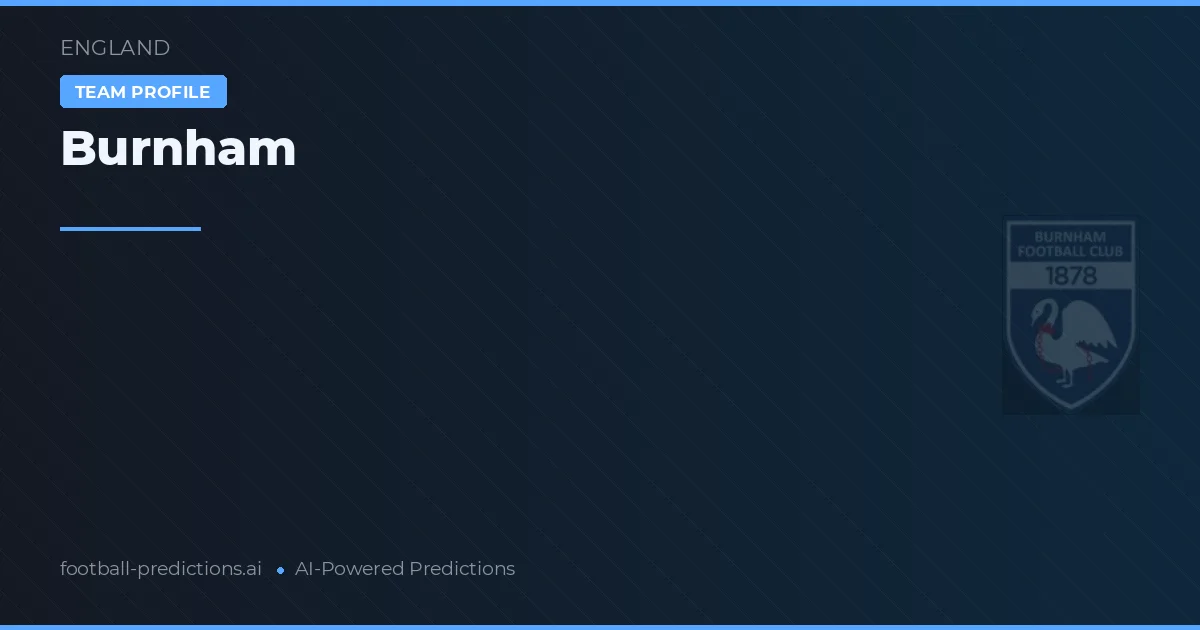Burnham Prognoser & Statistik