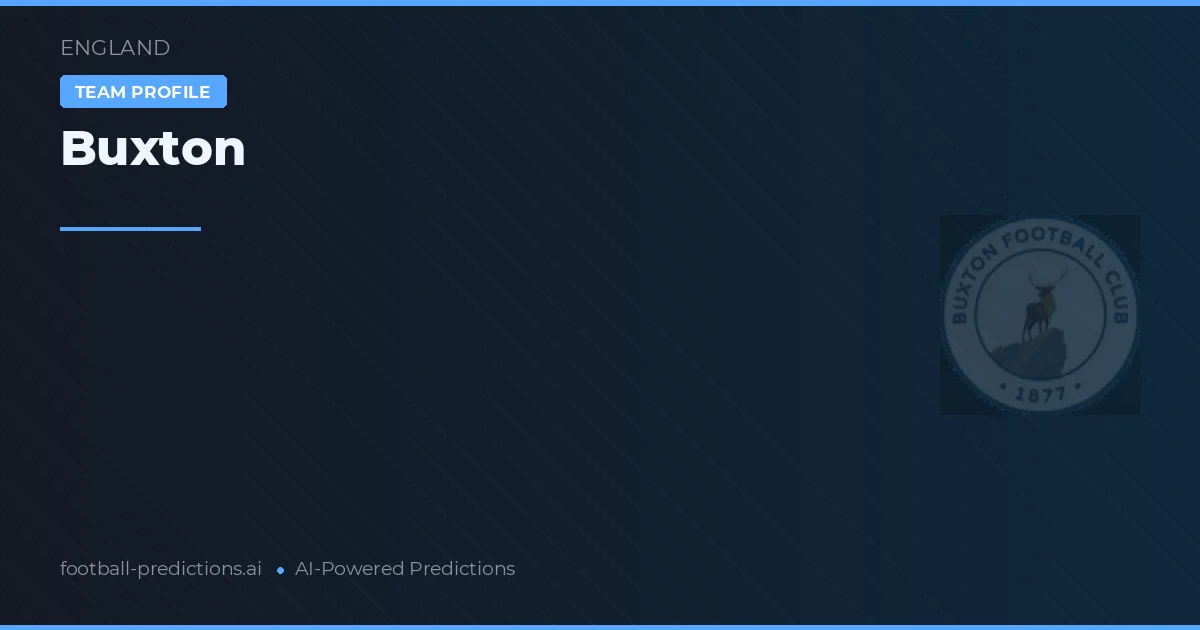 Buxton Prognoser & Statistik
