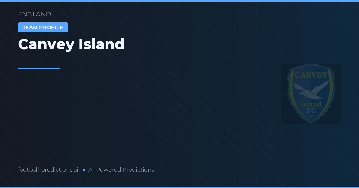 Canvey Island Prognoser & Statistik
