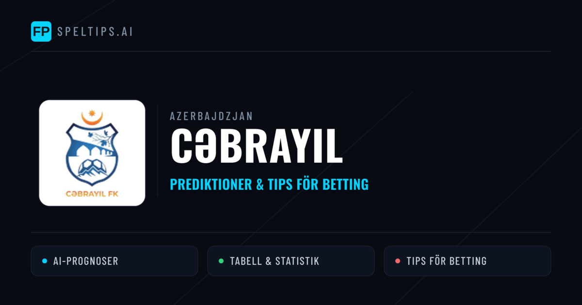 Cəbrayıl Prognoser & Statistik
