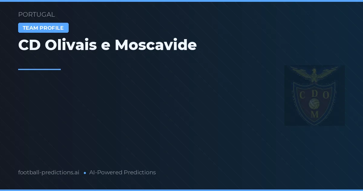 CD Olivais e Moscavide Prognoser & Statistik