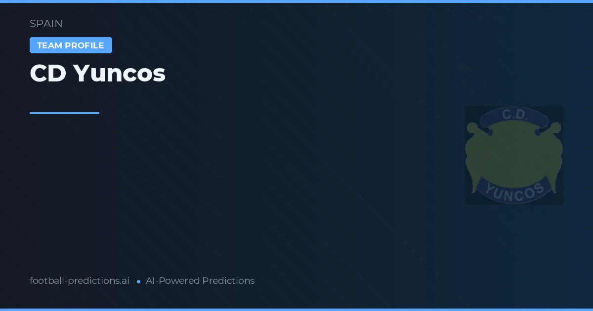 CD Yuncos Prognoser & Statistik