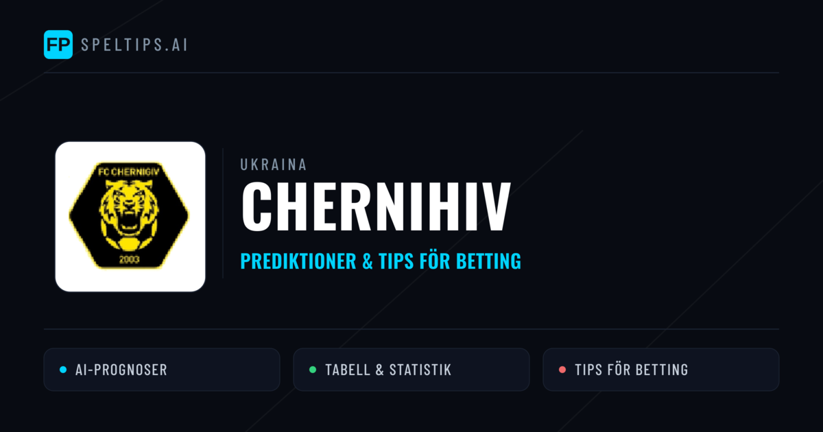 Chernihiv Prognoser & Statistik