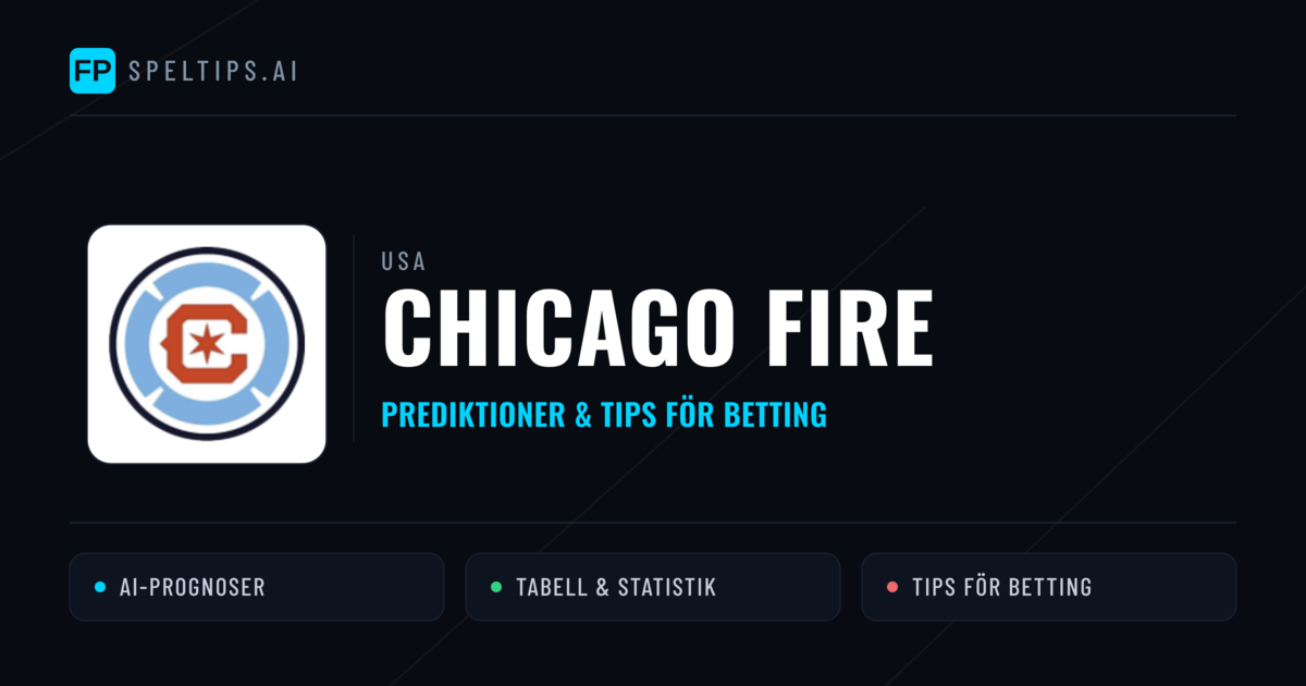 Chicago Fire Prognoser & Statistik