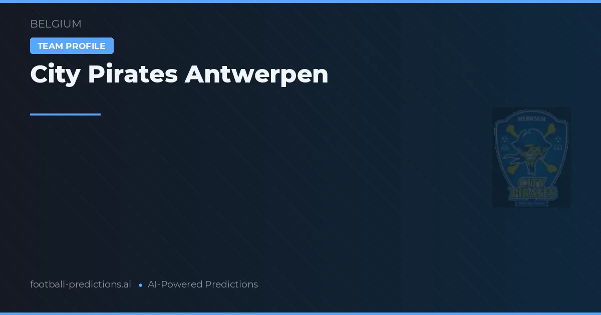 City Pirates Antwerpen Prognoser & Statistik