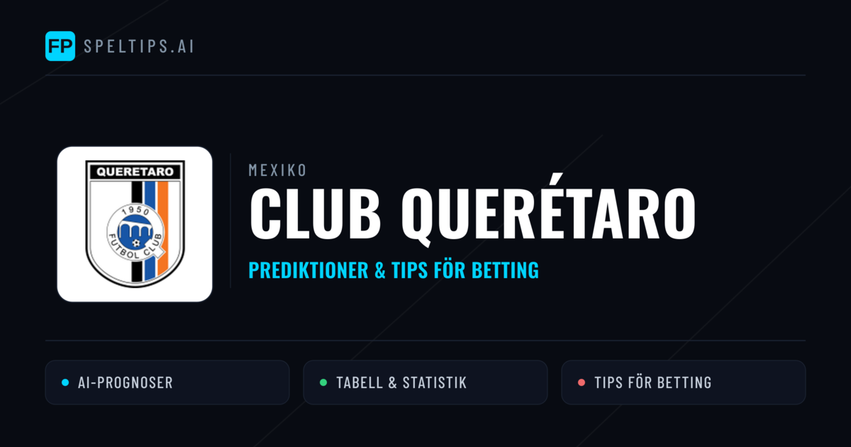 Club Querétaro Prognoser & Statistik