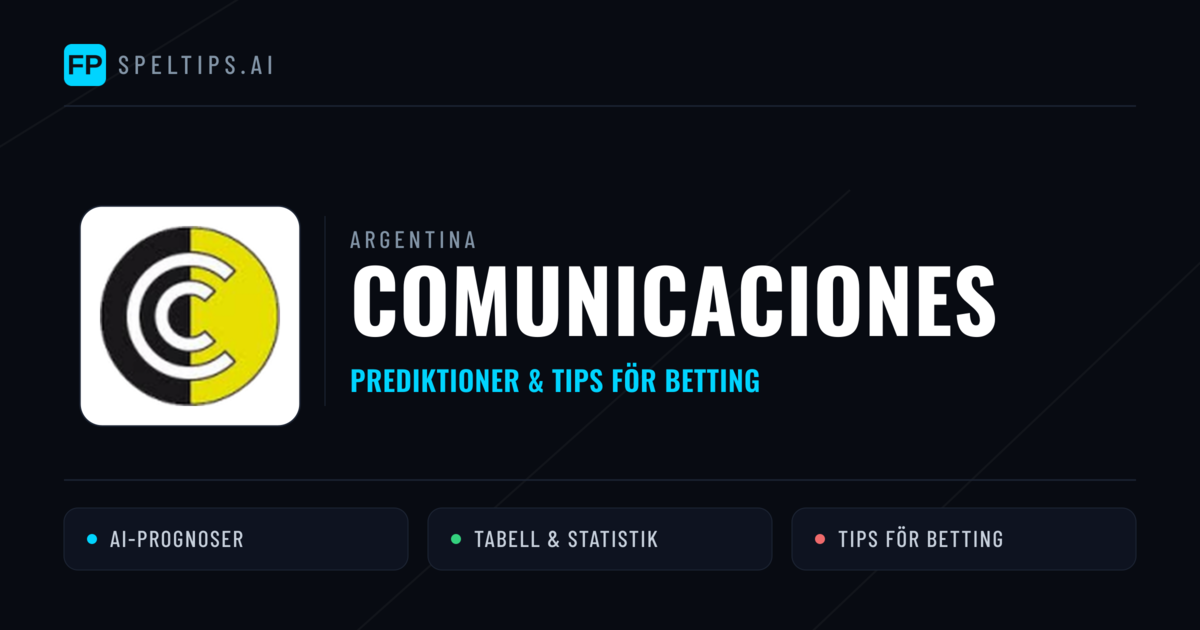 Comunicaciones Prognoser & Statistik