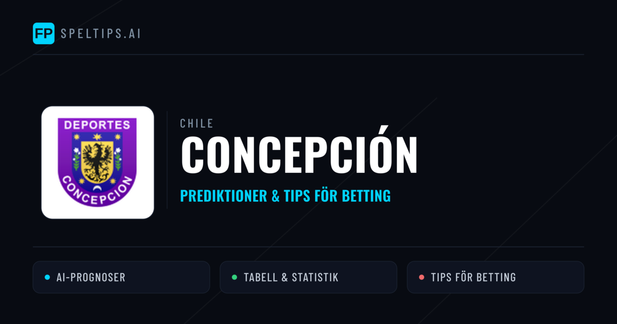 Concepción Prognoser & Statistik