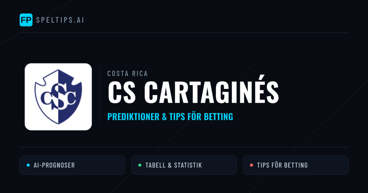 CS Cartaginés Prognoser & Statistik