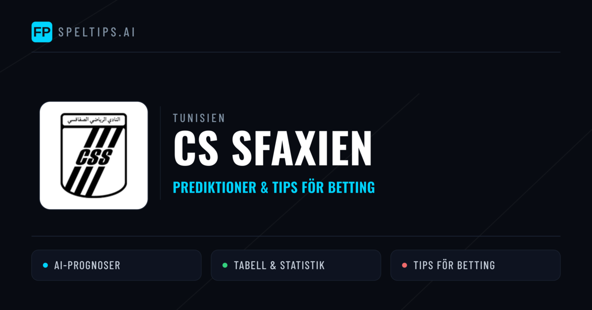 CS Sfaxien Prognoser & Statistik