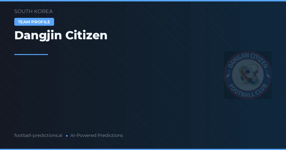 Dangjin Citizens Prognoser & Statistik