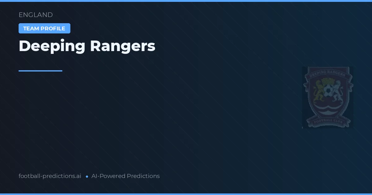 Deeping Rangers Prognoser & Statistik