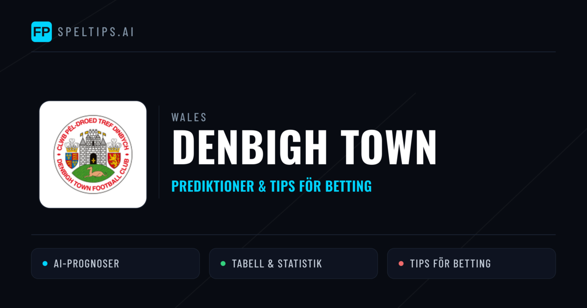 Denbigh Town Prognoser & Statistik