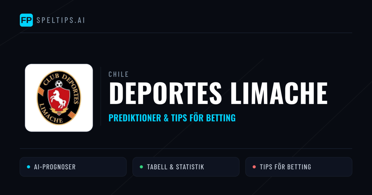 Deportes Limache Prognoser & Statistik