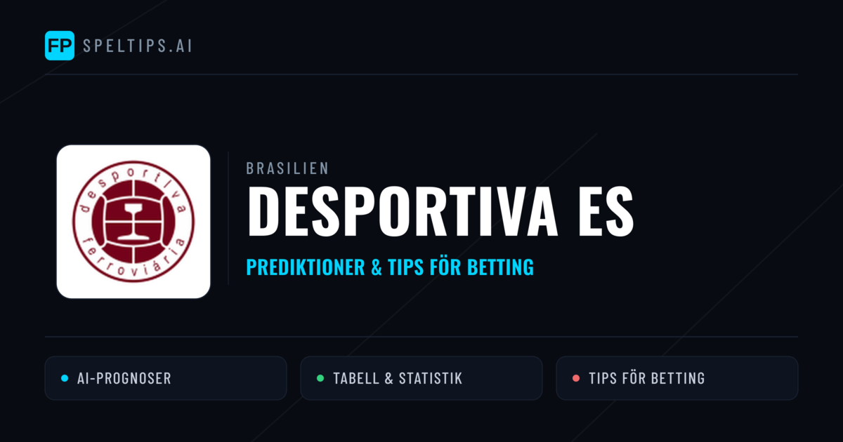 Desportiva ES Prognoser & Statistik