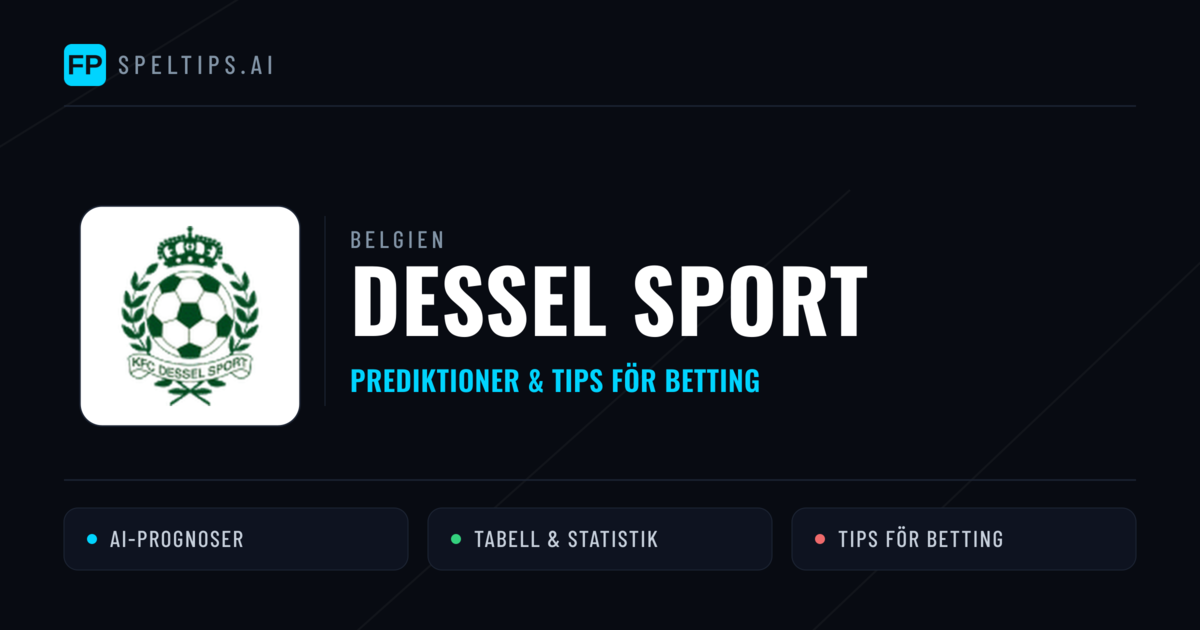Dessel Sport Prognoser & Statistik