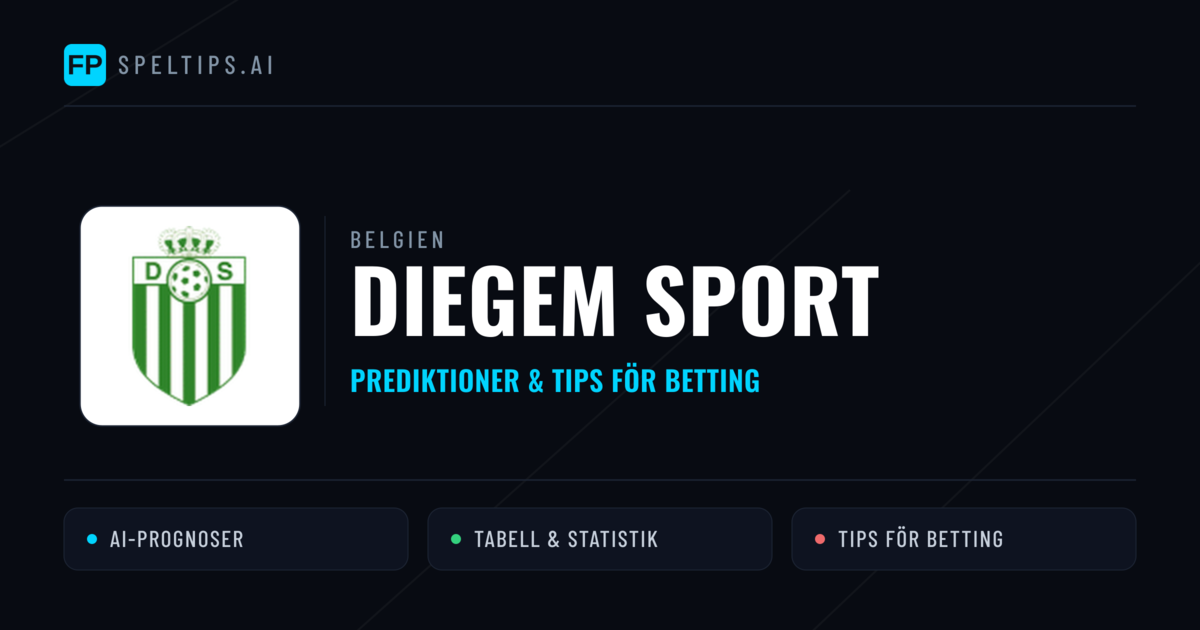 Diegem Sport Prognoser & Statistik