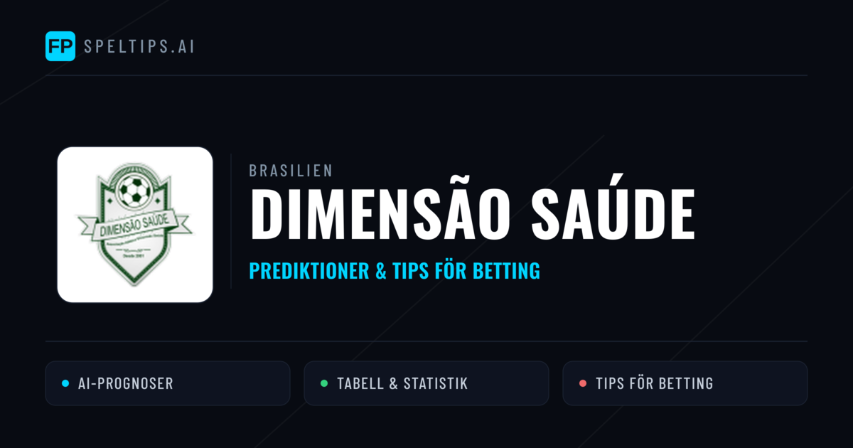Dimensão Saúde Prognoser & Statistik