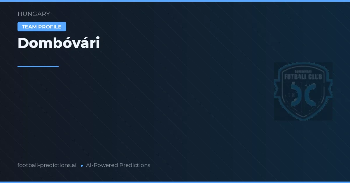 Dombóvári Prognoser & Statistik