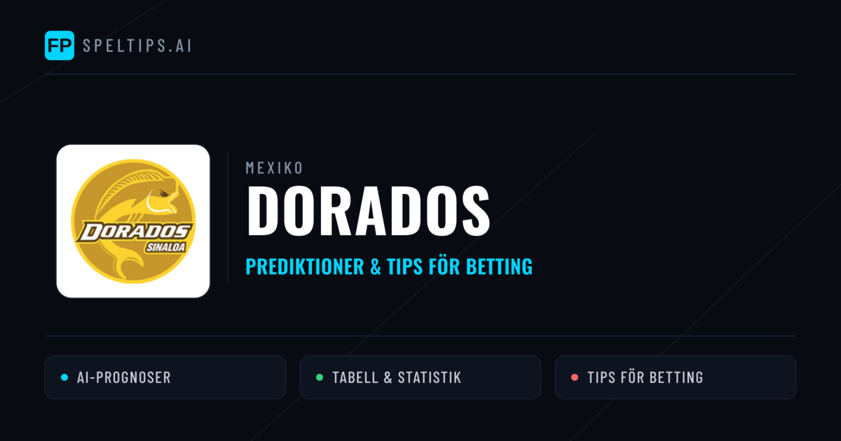 Dorados Prognoser & Statistik