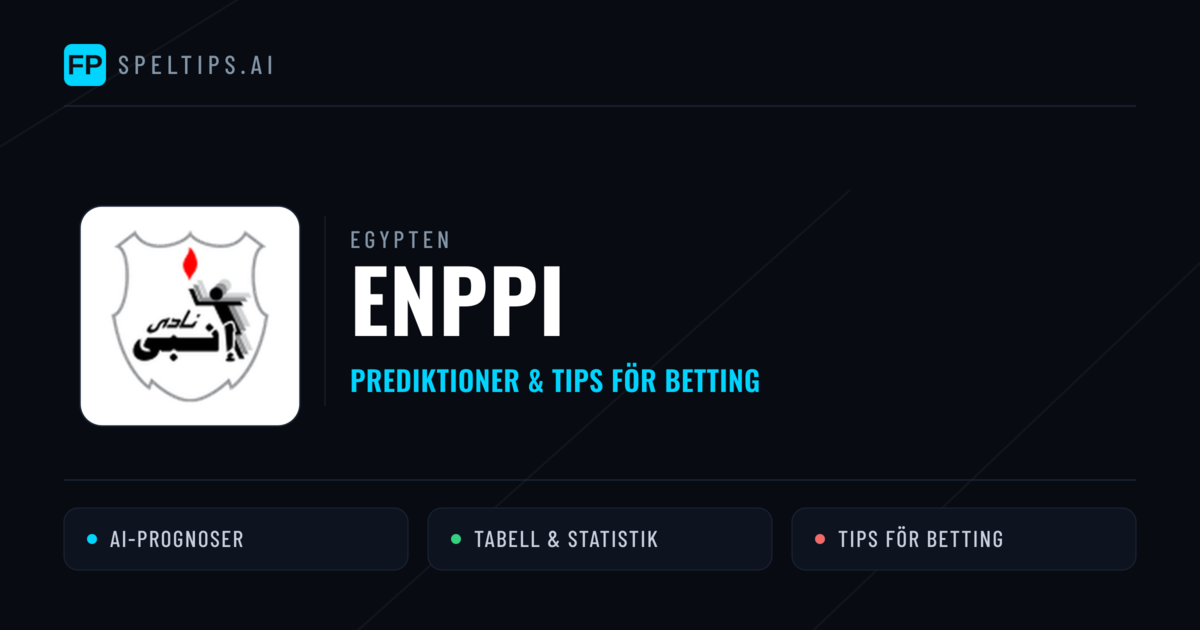 Enppi Prognoser & Statistik