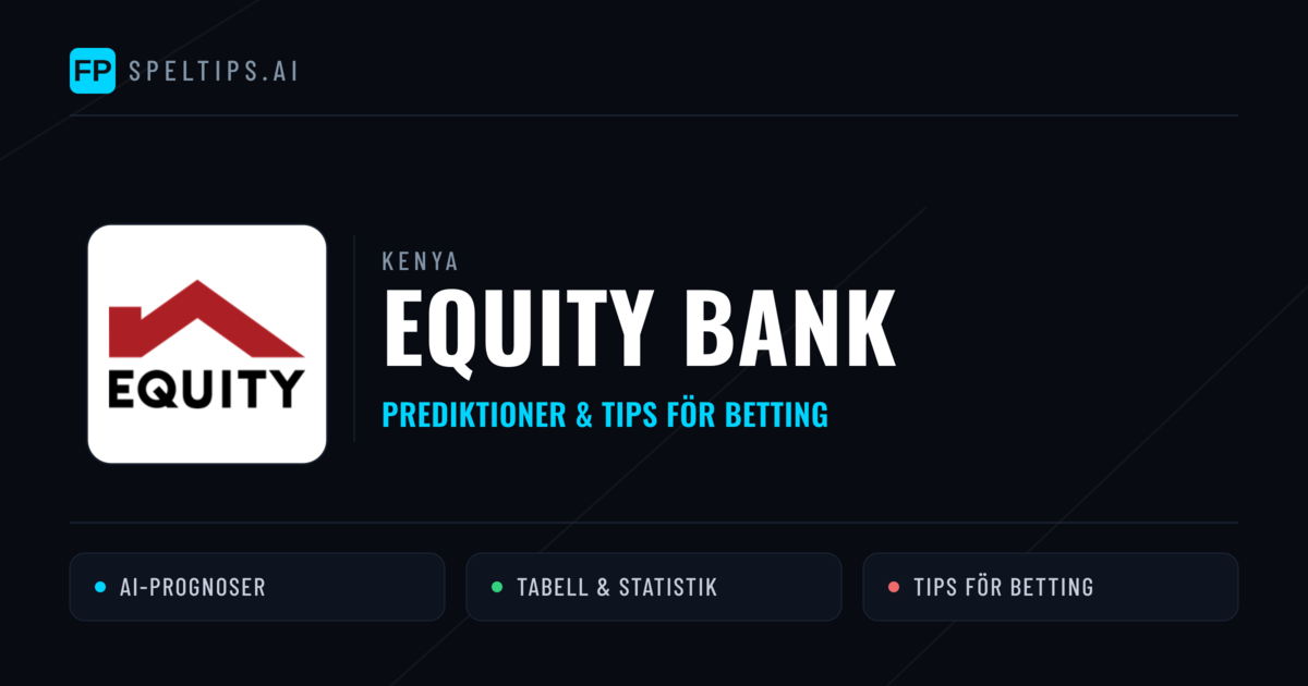 Equity Bank Prognoser & Statistik