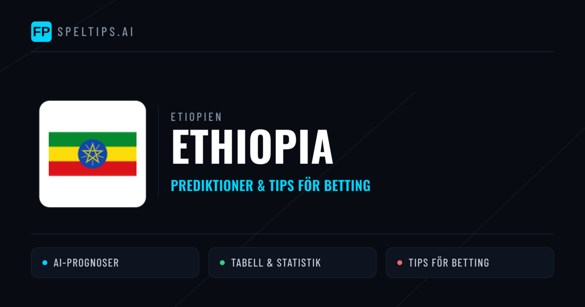 Ethiopia Prognoser & Statistik