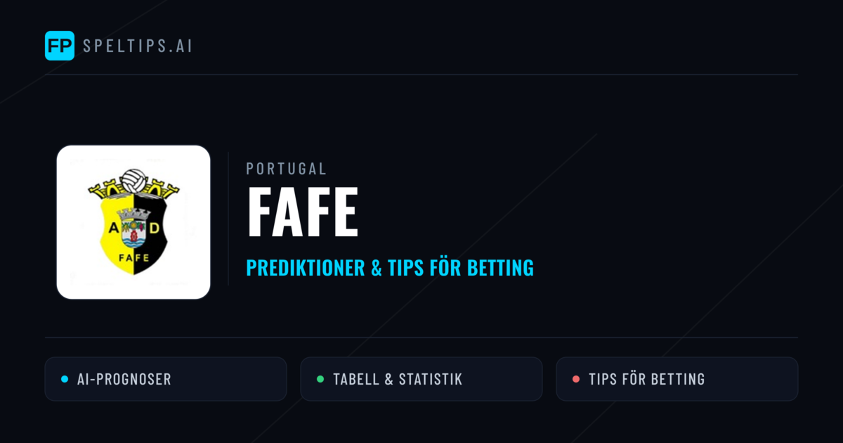 Fafe Prognoser & Statistik