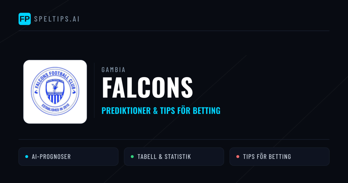 Falcons Prognoser & Statistik