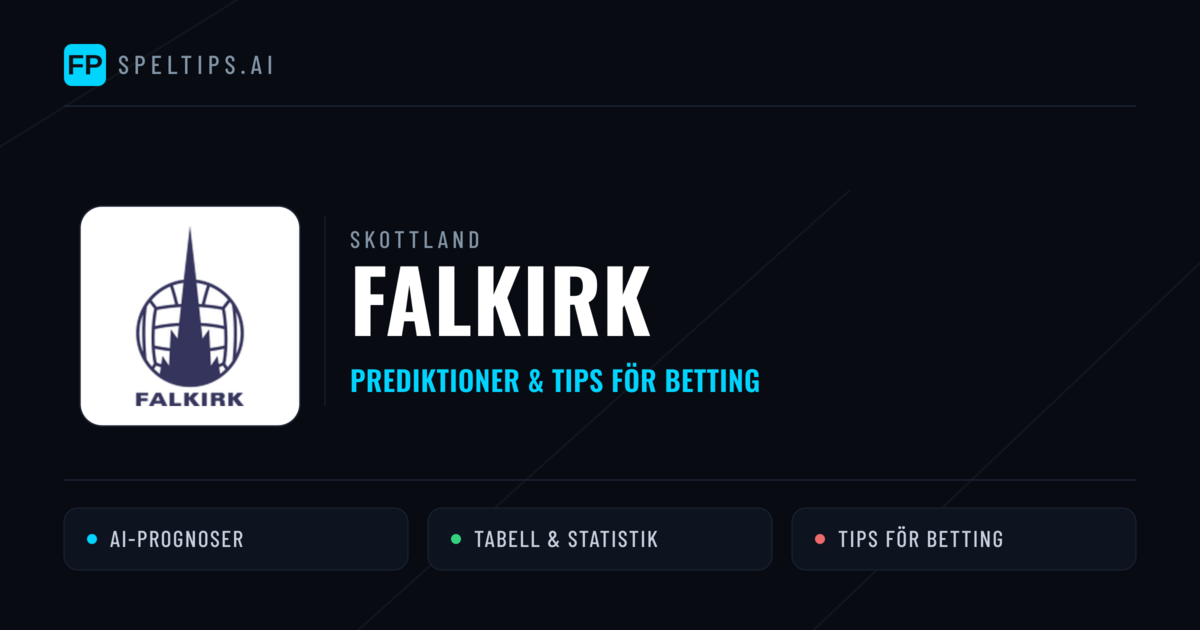 Falkirk Prognoser & Statistik
