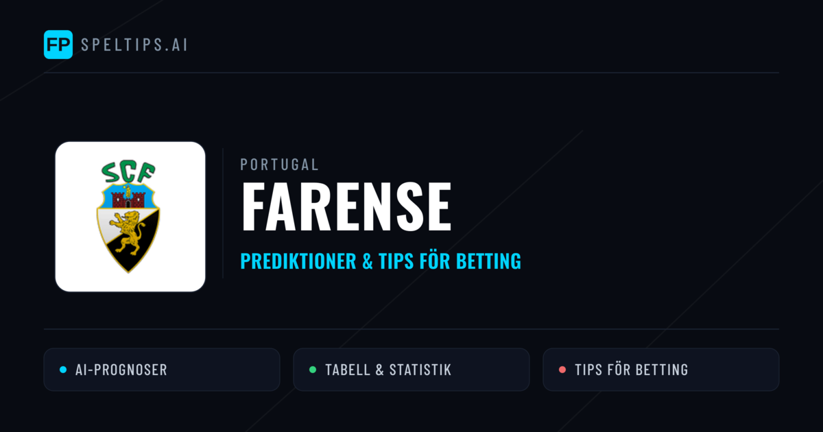 Farense Prognoser & Statistik