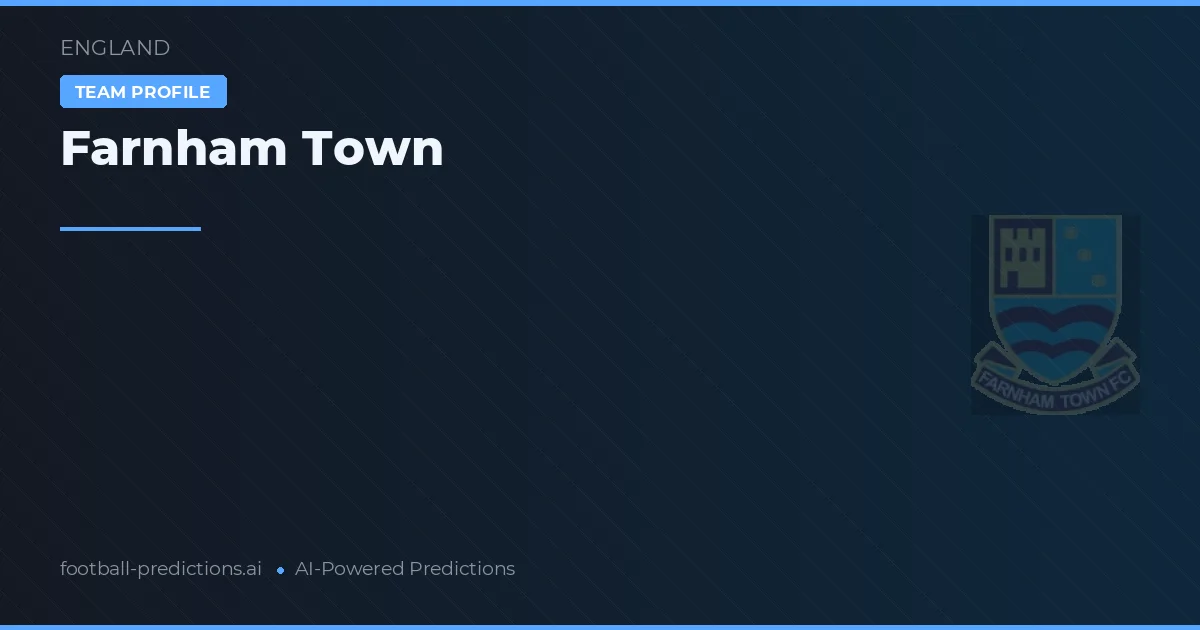 Farnham Town Prognoser & Statistik
